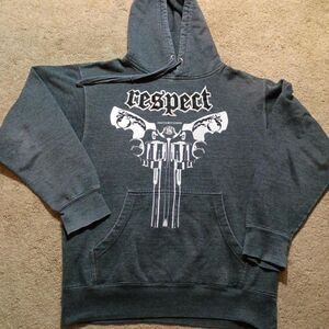 Smith & Wesson Respect Guns Black Pullover Hoodie Men's M READ